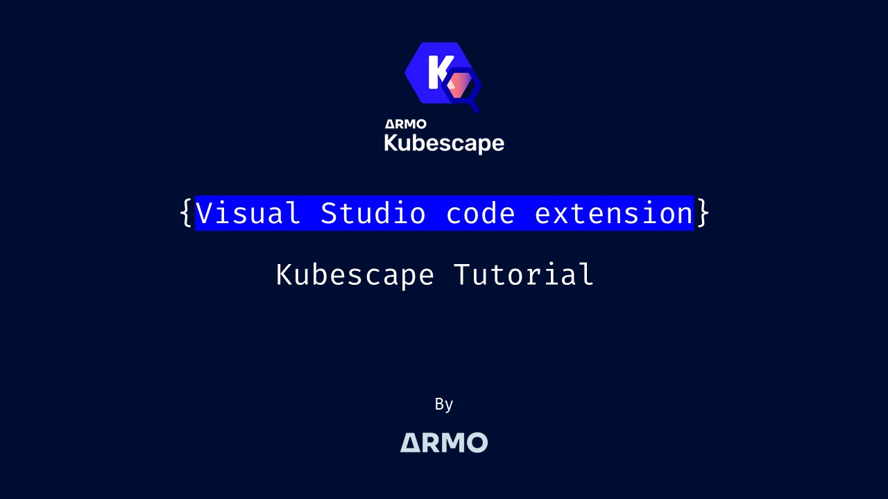 Kubescape Visual Studio code extension