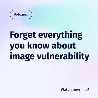 Forget everything you know about image vulnerability and prioritization