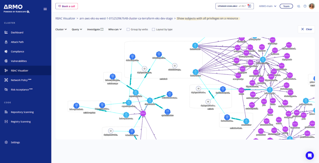 Kubernetes RBAC visualizer